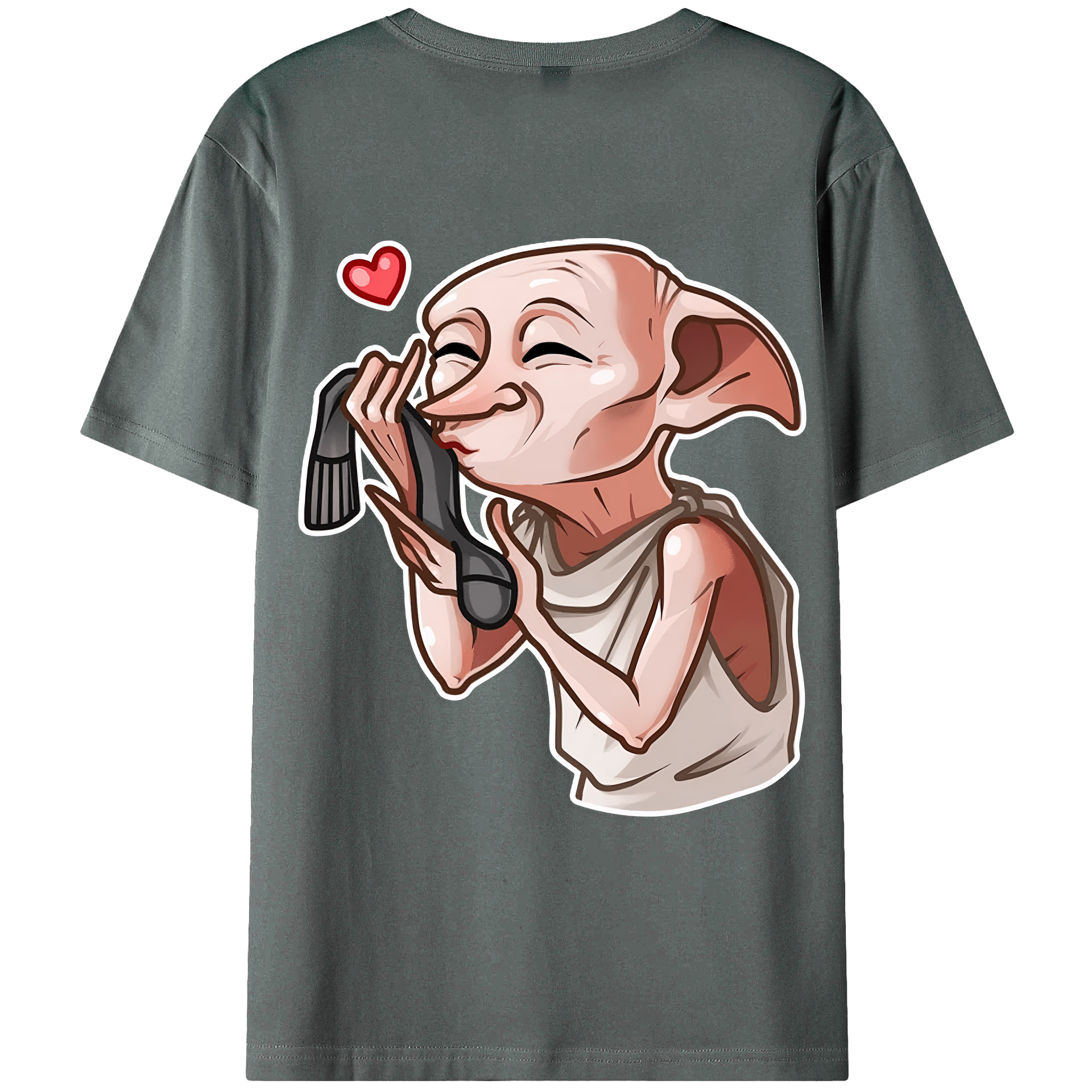 （画像用） Harry Potter ハリー・ポッターシリーズ 綿100％ メンズ半袖Tシャツ（バックプリント） 通気性